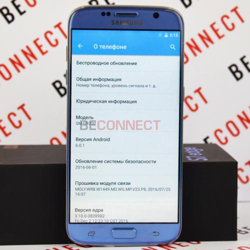 Samsung Galaxy S7 Edge Blue Coral